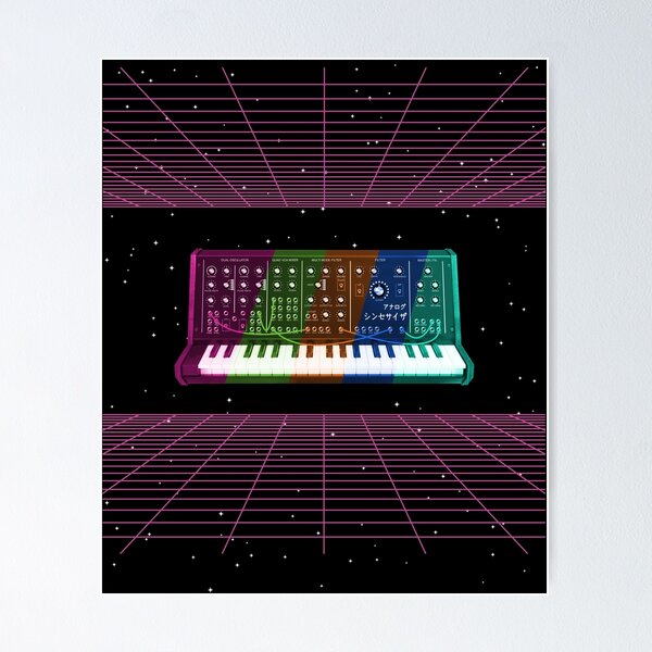 Artikelvorschau, Analogue Synthesizer Vintage Analog Synth Graphic - T-Shirt - d entworfen und verkauft von Gerdek.