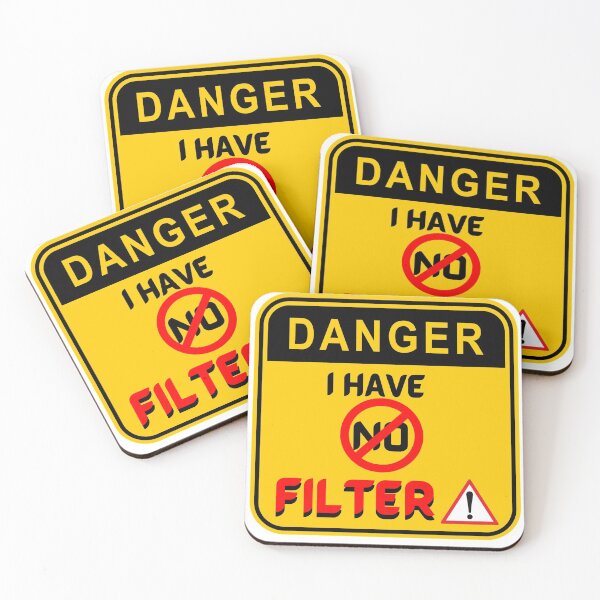 Item preview, Danger I Have No Filter designed and sold by 52andretired.