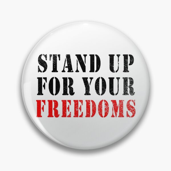 Item preview, Stand Up For Your Freedoms, Liberties Protest designed and sold by ArtOfRebellion.