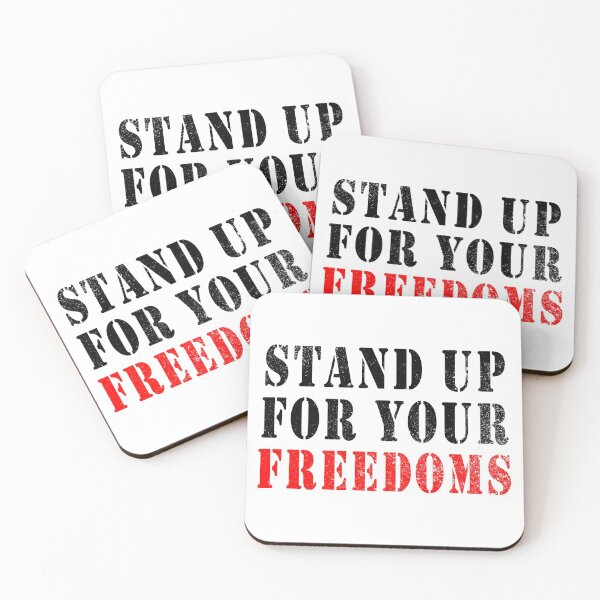 Item preview, Stand Up For Your Freedoms, Liberties Protest designed and sold by ArtOfRebellion.