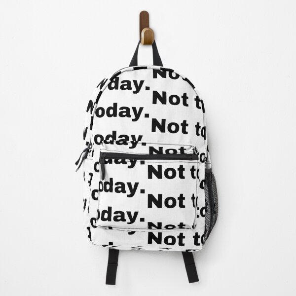 Item preview, Black and white text based T-shirt - Not today. designed and sold by OffensiveTCG.