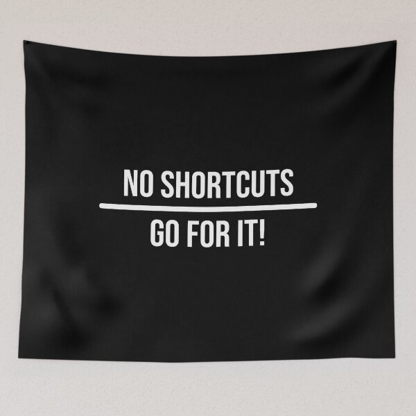 Item preview, No shortcuts / Go for it! designed and sold by mikeldabbah.
