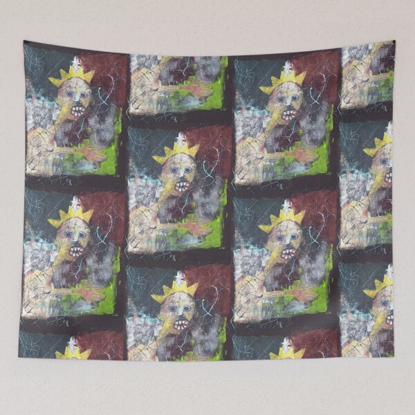 Item preview, Kipper in the crown, scary face designed and sold by NessArtByEwa.