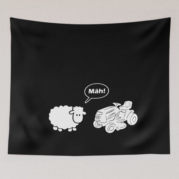 Item preview, Funny Sheep Riding Lawn Mower Garden - T-Shirt - b designed and sold by Gerdek.