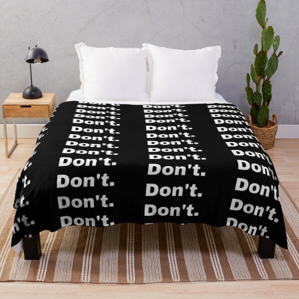 Item preview, Black and white text based T-shirt - Don't. designed and sold by OffensiveTCG.