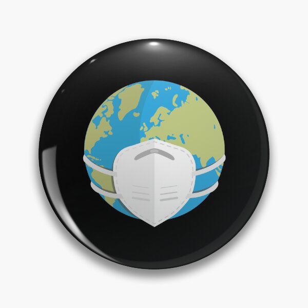 Item preview, Planet Earth in a covid mask designed and sold by EnjoyMyTees.