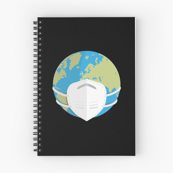 Item preview, Planet Earth in a covid mask designed and sold by EnjoyMyTees.