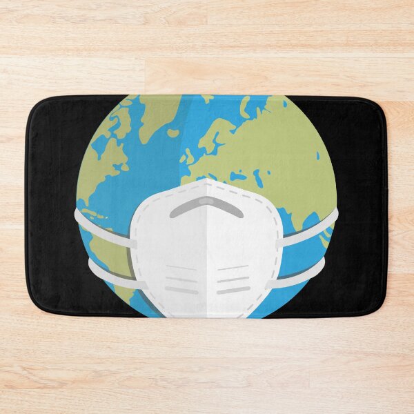 Item preview, Planet Earth in a covid mask designed and sold by EnjoyMyTees.