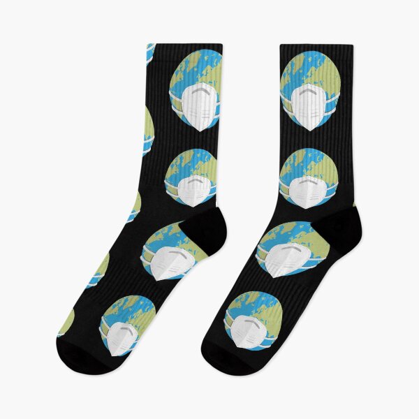 Item preview, Planet Earth in a covid mask designed and sold by EnjoyMyTees.
