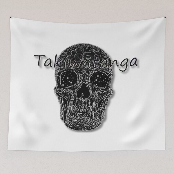 Item preview, Takiwatanga Black Skull designed and sold by Anticcael.