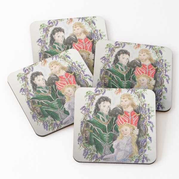 Item preview, Fantasy characters with wisteria  designed and sold by HollyAngharad1.
