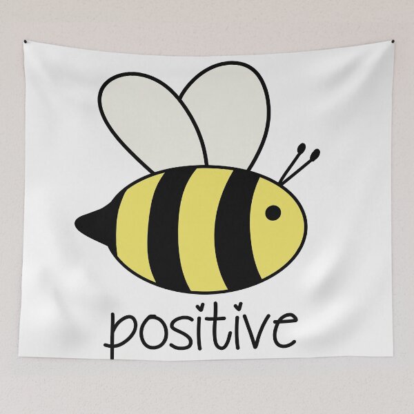Item preview, bee positive designed and sold by elisemoz.