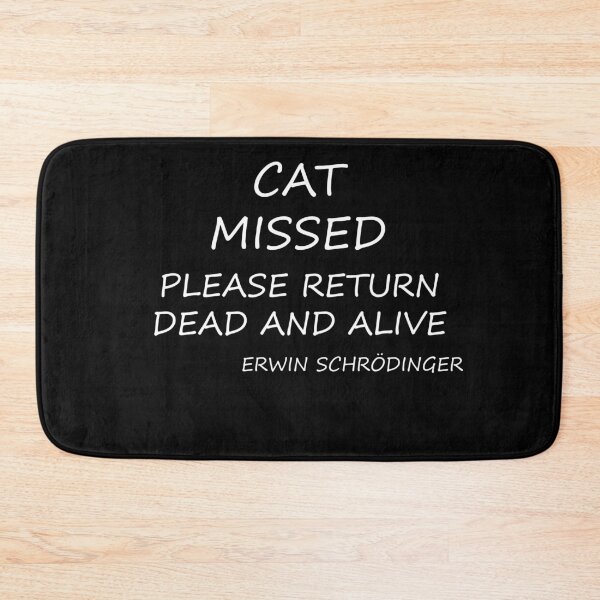 Aperçu de l'œuvre Cadeau drôle de chat Schrödinger créée et vendue par elwizkhalifa.