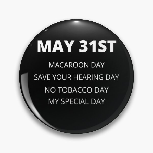 Item preview, Daily holidays - May 31st designed and sold by edwardtiptonart.