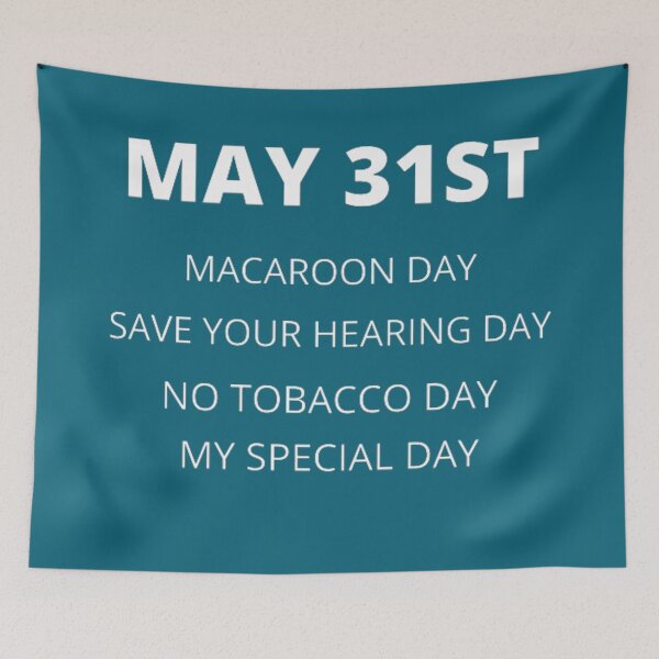 Item preview, Daily holidays - May 31st designed and sold by edwardtiptonart.