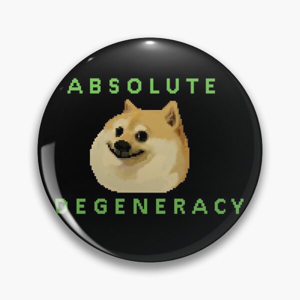 Item preview, Absolute Degeneracy Doge designed and sold by TeodoraM.
