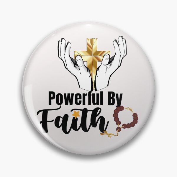Artikelvorschau, Powerful by faith entworfen und verkauft von dogcuddleralert.