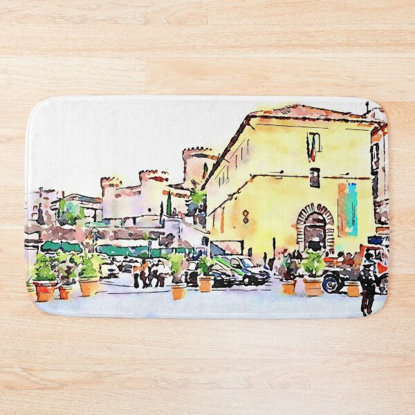 Item preview, Tivoli: glipse with castle designed and sold by Giuseppe Cocco.