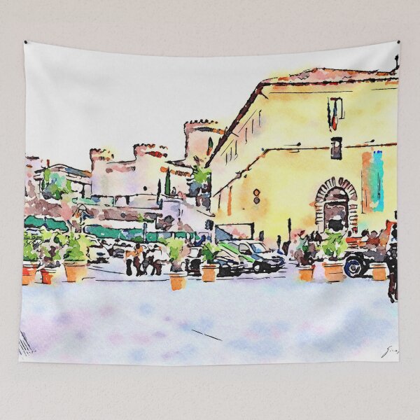 Item preview, Tivoli: glipse with castle designed and sold by Giuseppe Cocco.