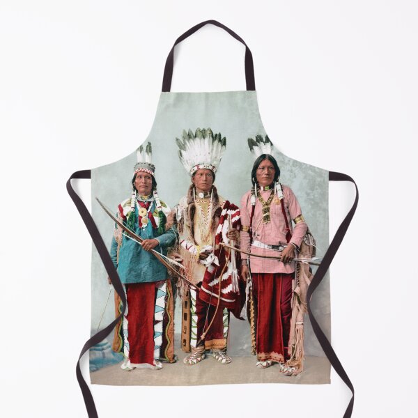 Item preview, Chief James A. Garfield - Pouche Te Foya - Sanches - Apache Men Circa 1899 Photochrom designed and sold by warishellstore.
