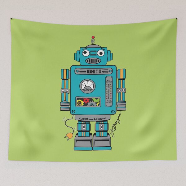 Item preview, IGNITO THE ROBOT designed and sold by Mod-Artifacts.