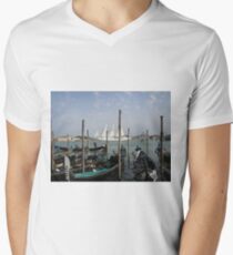 Gondolas Venice Men's V-Neck T-Shirt