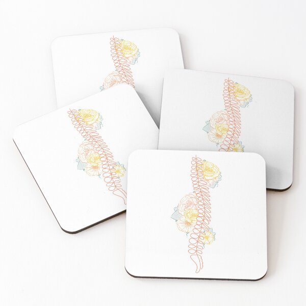 Item preview, Floral Spine Line Art designed and sold by duskentine.
