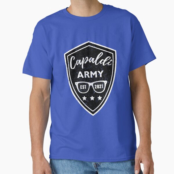 Item preview, Capaldi Army - Black Grunge Shield designed and sold by Blamm-Tees.