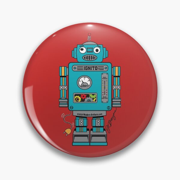Item preview, IGNITO THE ROBOT designed and sold by Mod-Artifacts.