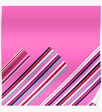 Luxury Artistic Fashion Collection with Retro Vintage Stripes - Luxury Collection Poster