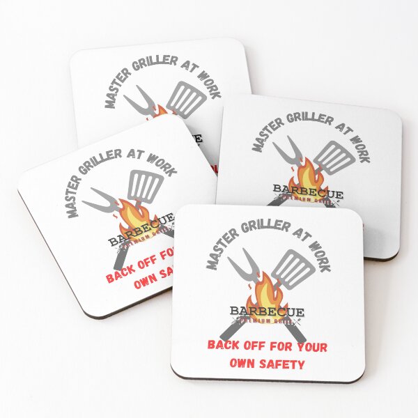 Item preview, Master griller at work, BBQ, Grill and Beer designed and sold by TIPJ.