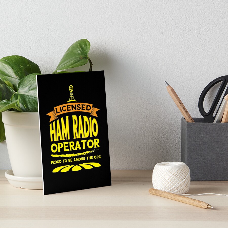 Licensed Ham Radio Operator Proud To Be Graphic And Sticker Pack