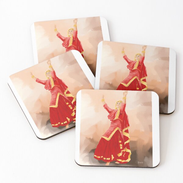 Item preview, Punjabi Girl in Red  designed and sold by Sukhpal Grewal Ethnic Art.