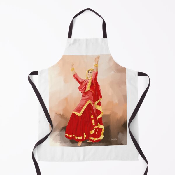 Item preview, Punjabi Girl in Red  designed and sold by Sukhpal Grewal Ethnic Art.