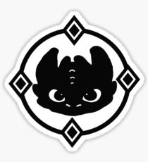 How To Train Your Dragon 2 Night Fury Tee Sticker