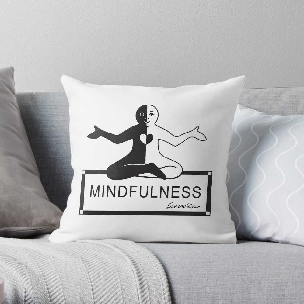 Mindfulness & Balance Throw Pillow