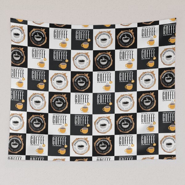 Item preview, Professional Coffee Drinker - Coffee lovers pattern designed and sold by youngdstag.