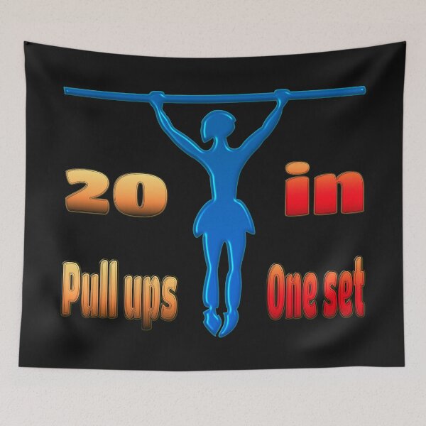 Item preview, WELCOME BACK TO THE GYM - 20 PULL UPS IN ONE SET - FOR WOMEN WHO LOVE CALISTHENICS designed and sold by Ralek.