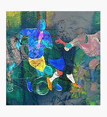 Soccer players Photographic Print