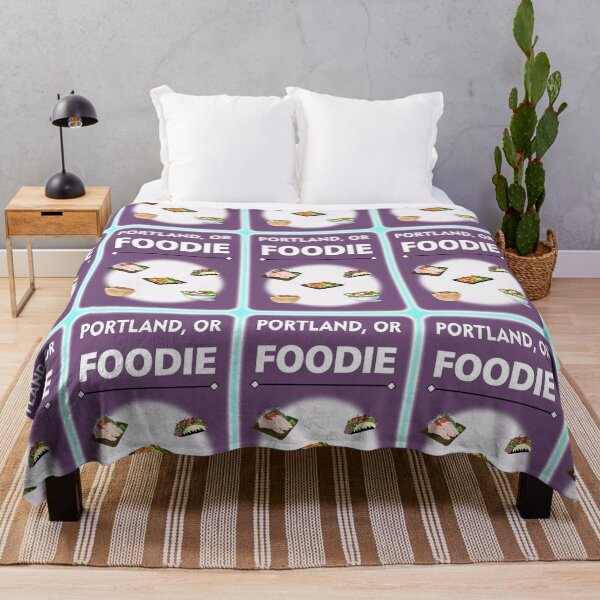 Item preview, Portland, OR Foodie - Purple Background designed and sold by ThisNThatImages.