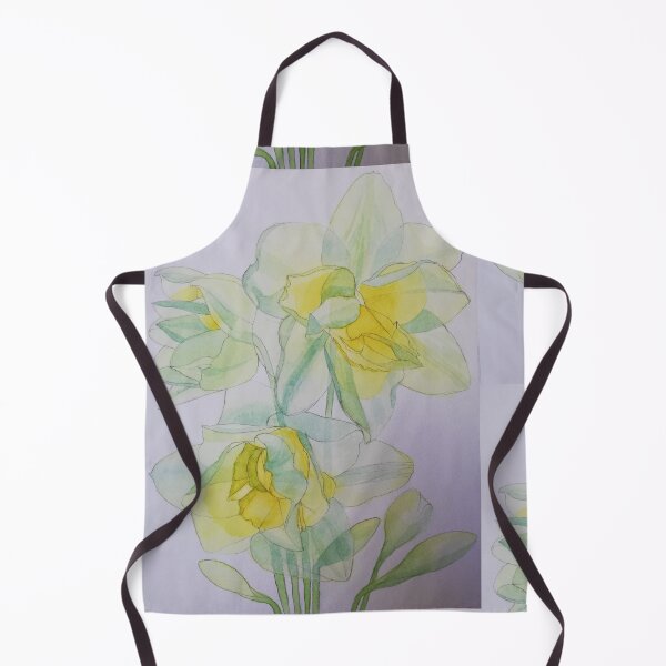 Item preview, Daffodils in the sun watercolor painting designed and sold by esvb.