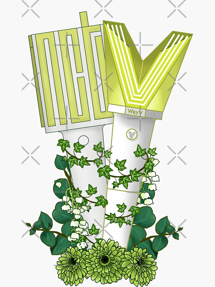 Mamamoo Floral Lightstick kpop  Sticker for Sale by Raquel Maia