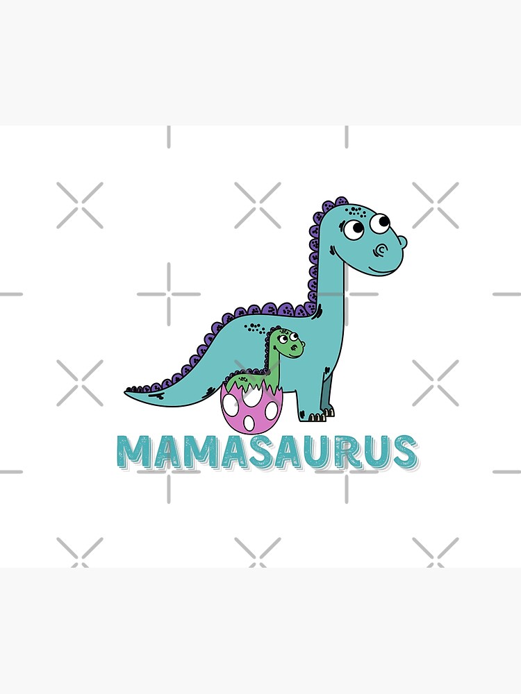 Discover Mamasaurus Duvet Cover