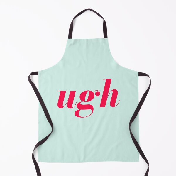 Item preview, ugh Candy Apple Red with Light Mint Background designed and sold by cutetype.