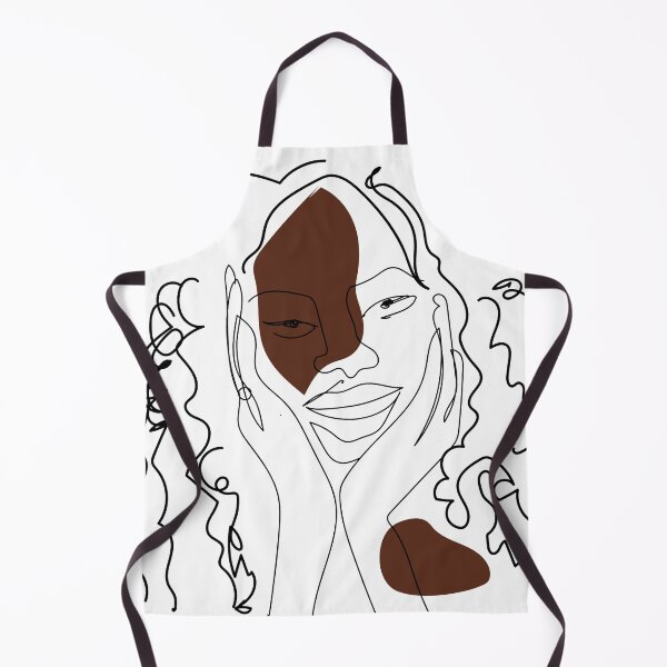Item preview, Outline african face designed and sold by artMoni.