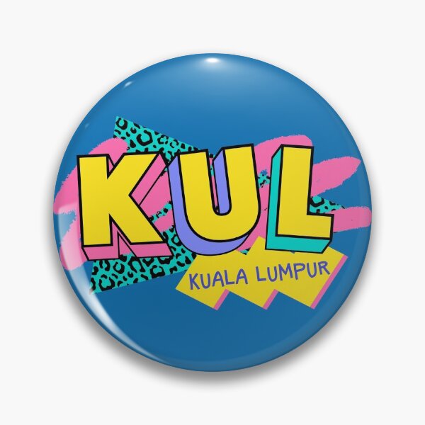 Item preview, Kuala Lumpur Retro 90s Logo designed and sold by SLAG-Creative.