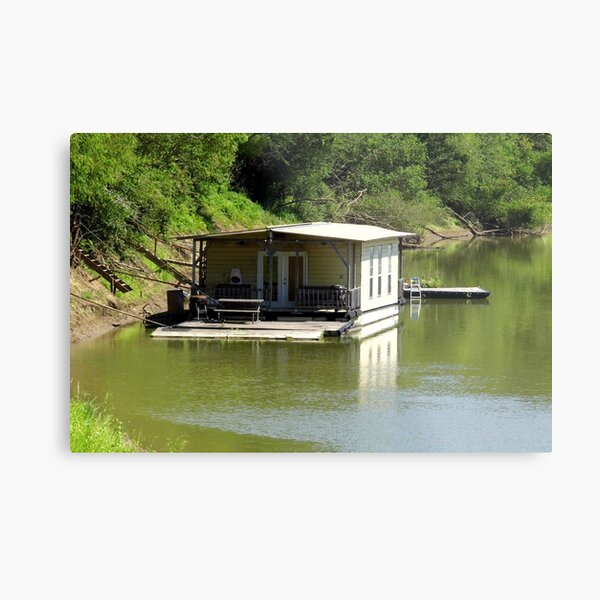 House Boat Metal Print