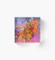 Koi Fish Acrylic Block