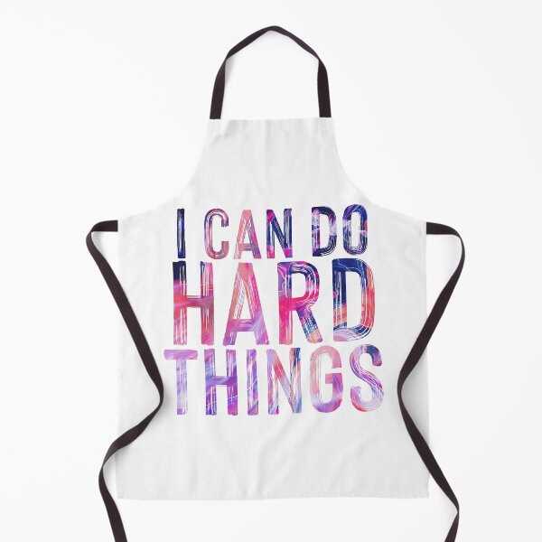 Item preview, I can do hard things, abstract paint typography designed and sold by SouthPrints.