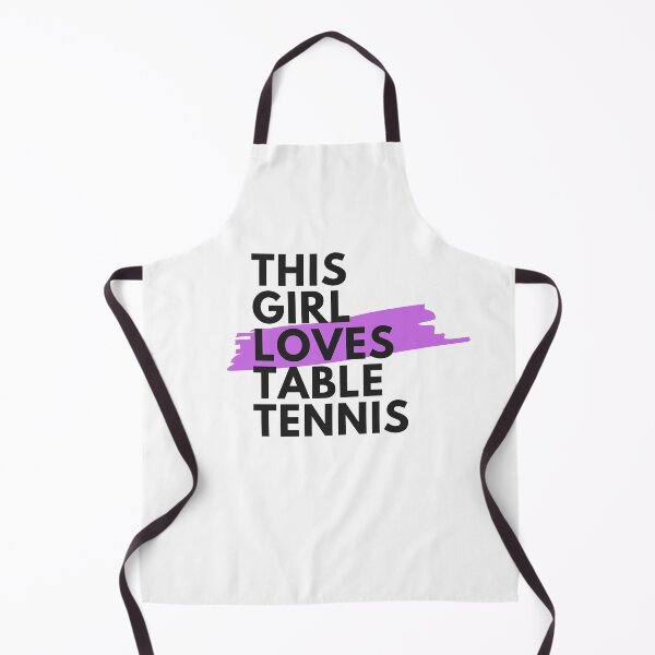 Item preview, This girl loves table tennis designed and sold by TheGreenGoat.